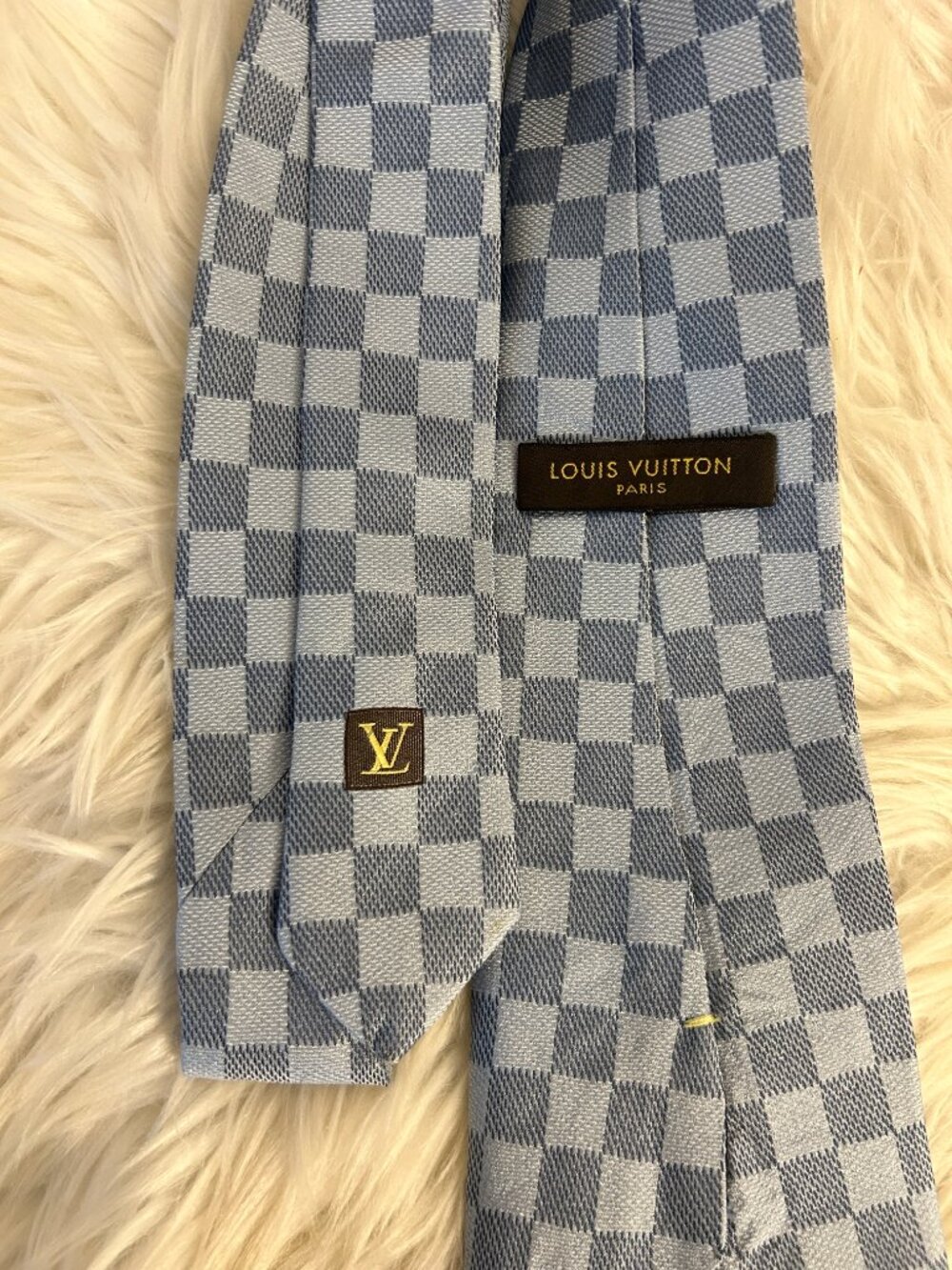 Louis Vuitton Damier Tie-dark and light blues - Picture 8 of 11